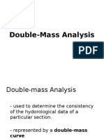 Double Mass Analysis