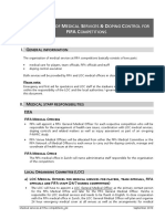 Medical Services Fifa Competition