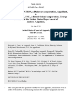 Metex Corporation, A Delaware Corporation v. Acs Industries, Inc., A Rhode Island Corporation, George Botvin, and The United States Department of Justice, 748 F.2d 150, 3rd Cir. (1984)