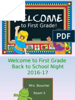 Back To School Night 2016-17 Boucher