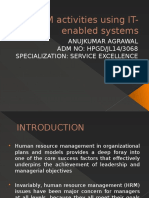 HRM Activities Using IT-enabled Systems