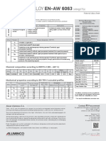 Aluminium Alloy en Aw 6063 Material Data Sheet Aluminco