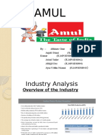 Presentation On Dairy Industry (AMUL)