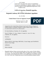 United States v. Reginald Anthony Hunter, 23 F.3d 403, 4th Cir. (1994)