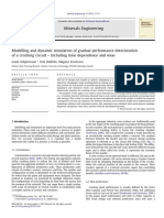 Modelling and Dynamic Simulation of Gradual Performance Deterioration