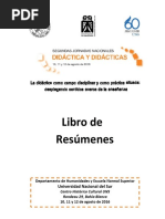 Libro Resúmenes: Segundas Jornadas Nacionales de Didáctica y Didácticas-Bahía Blanca 10, 11 y 12 de Agosto 2016