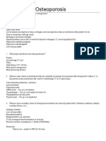 Osteoporosis Case Study