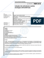 NBR 5419 de 2000 - Proteção Contra Descargas Atmosféricas PDF