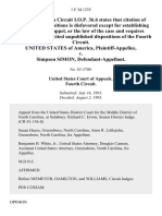 United States v. Simpson Simon, 1 F.3d 1235, 4th Cir. (1993)