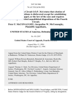 Peter F. McConaughy Jacqueline W. McConaughy v. United States, 34 F.3d 1066, 4th Cir. (1994)