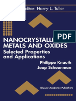 Nanocrystalline Metals and Oxides (2002)