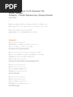 Ek Hasina Thi Ek Diwana Tha - Guitar Tabs