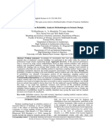 Evaluating Some Reliability Analysis Methodologies in Seismic Design