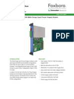 Foxboro Evo™ SCD6000 Wide Range Input Power Supply Module