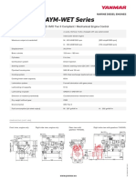 Yanmar 6AYM WET Datasheet