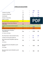 Lifting Lug Calculations