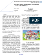 Design and Implementation of A Low Cost Wireless Sensor Network Using Arduino and nRF24L01 (+)