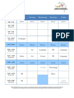 2cl Timetable