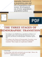 Demographic Features of Indian Population, Size and Growth of