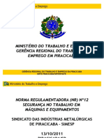 NR 12 - Segurança No Trabalho em Máquinas e Equipamentos - 00951 (E 4) .Pps