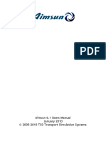 Aimsun Users Manual v6.1