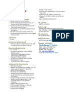 Programmer: No. of Vacancies Job Description / Responsibility Job Location Salary Range