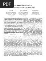 Attribute Normalization in Network Intrusion Detection: Wei Wang Svein J. Knapskog Sylvain Gombault