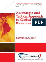 A Strategic and Tactical Approach To Global Business Ethics