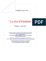 Diderot - Trilogie 2 Le Rêve D'alembert