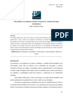 Psicoanalisi e Investigación Científica - Gómez