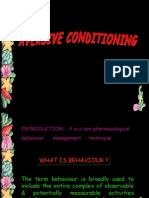 Aversive Conditioning Pedo