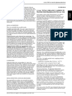 2.2.44. Total Organic Carbon in Water For Pharmaceutical Use