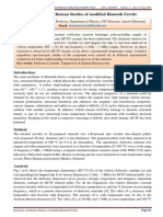 Dielectric and Raman Studies of Modified Bismuth Ferrite