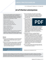 SOGC Clinical Guideline Liomyoma