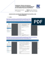 Caso de Aplicacion Del Presupuesto de Capital Con Financiamiento