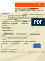 Retail Form of Bank of Baroda