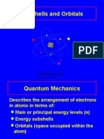 Subshells and Orbitals