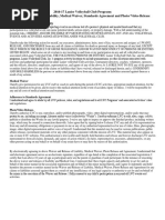 2016-17 Lanier Volleyball Club Programs Waiver and Release of Liability Medical Waiver Standards Agreement and Photo-Video Release