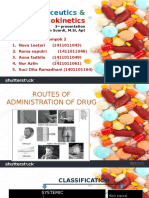 Routes of Administration of Drug