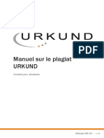 Guide URKUND Pour Les Etudiants