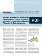 Article Bombas en Sistemas de Filtracioacuten de Flujo Tangencial PDF