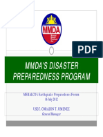 Mmda 1 - Briefing On Disaster Preparedness Program - Usec Jimenez