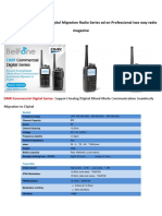 BelFone DMR Commercial Digital Migration Radio Series Ad On Professional Two Way Radio Magazine