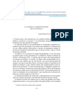 La Justicia Constitucional en Guatemala