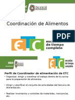 Coordinación de Alimentos