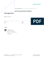 Computer-Based Construction Project Management