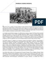 LA PRIMERA GUERRA MUNDIAL - para Tribuna PDF