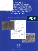 (B0638) Zhuyao Zhang, R. A. Farrar-Atlas of Continuous Cooling Transformation (CCT) Diagrams Applicable To Low Carbon Low Alloy Weld Metals (Matsci-Maney Materials Science (1995)