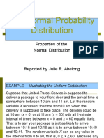 Normal Probability Curve