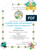 5 La Gestión Escolar Conceptualización Y Revisión Crítica Del Estado de La Literatura